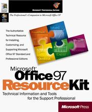 Cover of: Microsoft Office 97 resource kit