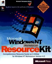 Cover of: Microsoft Windows NT Workstation resource kit. by 