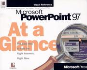 Cover of: Microsoft PowerPoint 97 at a glance