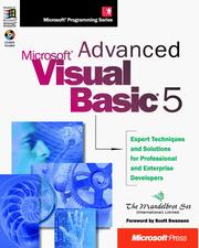 Cover of: Advanced Microsoft Visual Basic 5