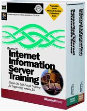 Cover of: Microsoft Internet Information Server training by Microsoft Corporation