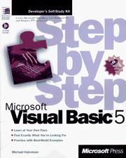 Cover of: Microsoft Visual Basic 5 step by step