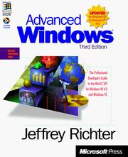 Advanced Windows by Jeffrey Richter