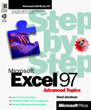 Cover of: Microsoft Excel 97 step by step, advanced topics