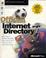 Cover of: Official Microsoft bookshelf Internet directory.