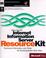 Cover of: Microsoft Internet information server resource kit.