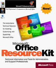 Cover of: Microsoft Office resource kit | Microsoft Corporation