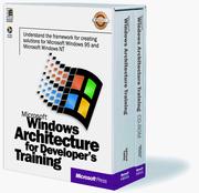 Cover of: Microsoft Windows architecture for developers training. by 