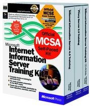 Cover of: Microsoft Internet information server training kit.