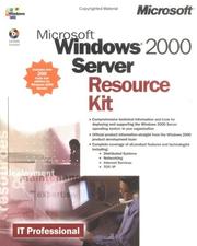 Cover of: Microsoft Windows 2000 server resource kit