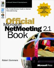 Official Microsoft NetMeeting book by Summers, Bob