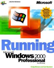 Cover of: Running Microsoft(r) Windows(r) 2000 Professional