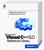 Cover of: Microsoft Visual C++ 6.0 Reference Library (Microsoft Professional Edition)