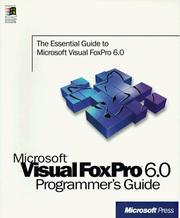 Cover of: Microsoft Visual FoxPro 6.0 programmer's guide