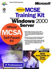 Cover of: MCSE Training Kit -- Microsoft(r) Windows(r) 2000 Server