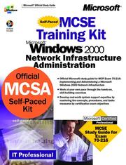 Cover of: MCSE Training Kit -- Microsoft(r) Windows(r) 2000 Network Infrastructure Administration