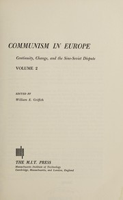 Cover of: Communism in Europe -  Vol. 2 | 