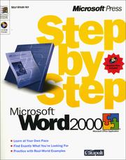 Cover of: Microsoft Word 2000 step by step