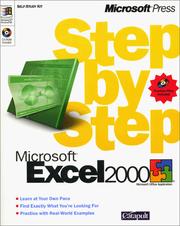 Cover of: Microsoft  Excel 2000 Step by Step