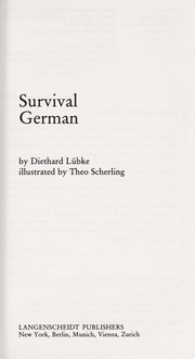 Cover of: Survival German