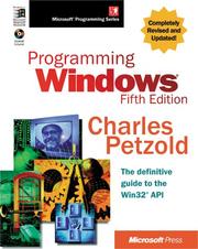 Cover of: Programming Windows by Charles Petzold