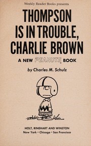 Cover of: Thompson is in trouble, Charlie Brown | Charles M. Schulz