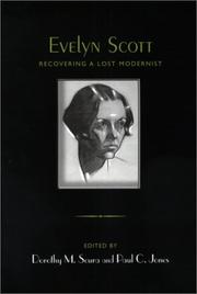 Cover of: Evelyn Scott by 