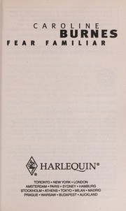 Cover of: Fear Familiar: A Fear Familiar Mystery
