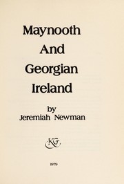 Maynooth and Georgian Ireland by Jeremiah Newman