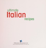 Cover of: Ultimate Italian recipes by 