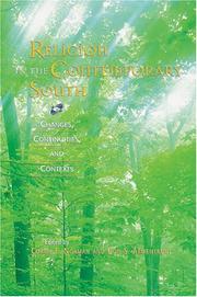 Cover of: Religion in the contemporary South by edited by Corrie E. Norman and Don S. Armentrout.