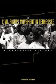 Cover of: The civil rights movement in Tennessee: a narrative history