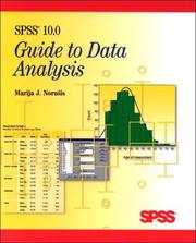 SPSS 10.0 guide to data analysis by M. J. Norušis, M. J. Norušis