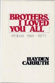 Cover of: Brothers, I Loved You All | 