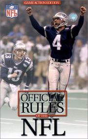 Cover of: Official Playing Rules of the National Football League 2002-2003 (Official Rules of the NFL) by Larry Upson, Larry Upson