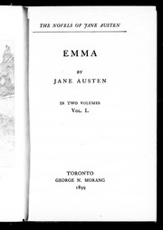 Cover of: Emma by Jane Austen