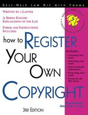 Cover of: How to Register Your Own Copyright by Mark Warda