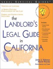Cover of: The landlord