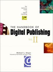 Cover of: The handbook of digital publishing