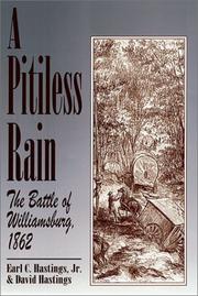 Cover of: A pitiless rain: the Battle of Williamsburg, 1862