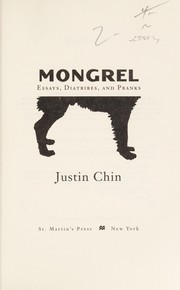 Cover of: Mongrel by Justin Chin