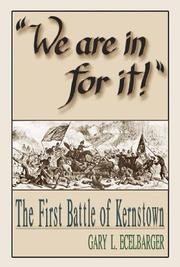 Cover of: We Are in for It!": The First Battle of Kernstown March 23, 1862