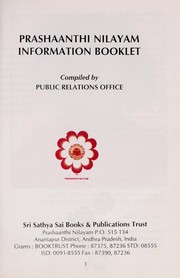 Cover of: Prasanthi Nilayam information booklet | 