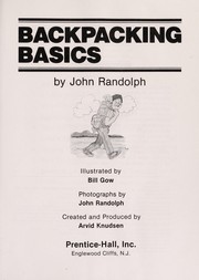 Cover of: Backpacking basics