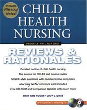 Cover of: Child Health Nursing: Reviews & Rationales