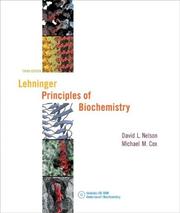 Cover of: Lehninger Principles of Biochemistry, Third Edition