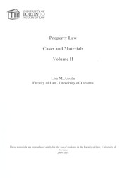 Cover of: Property law | Lisa Austin