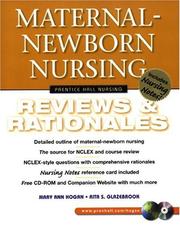 Cover of: Maternal-Newborn Nursing: Reviews & Rationales
