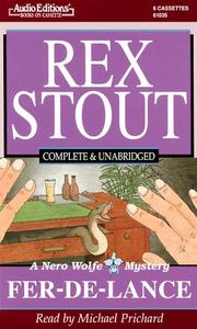 Cover of: Fer-de-Lance by Rex Stout, Rex Stout