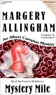 Cover of: Mystery Mile (Albert Campion Mysteries) by 